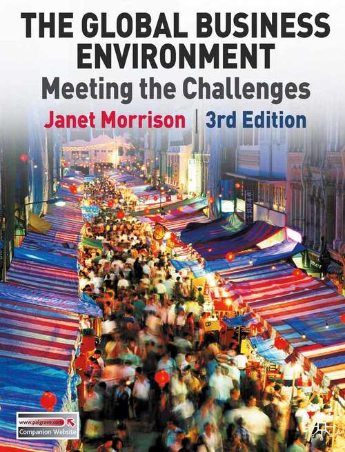 Book cover of The Global Business Environment: Meeting the Challenges (3rd ed. 2015)