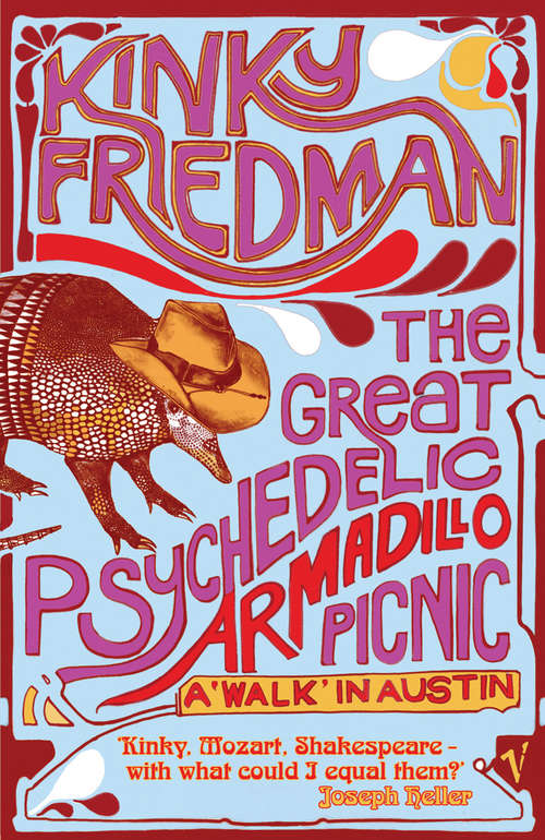 Book cover of The Great Psychedelic Armadillo Picnic: A Walk in Austin