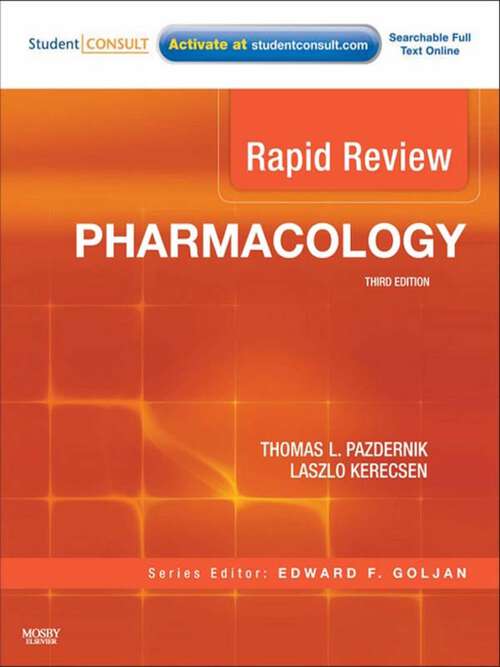 Book cover of Rapid Review Pharmacology E-Book: Rapid Review Pharmacology (Rapid Review)