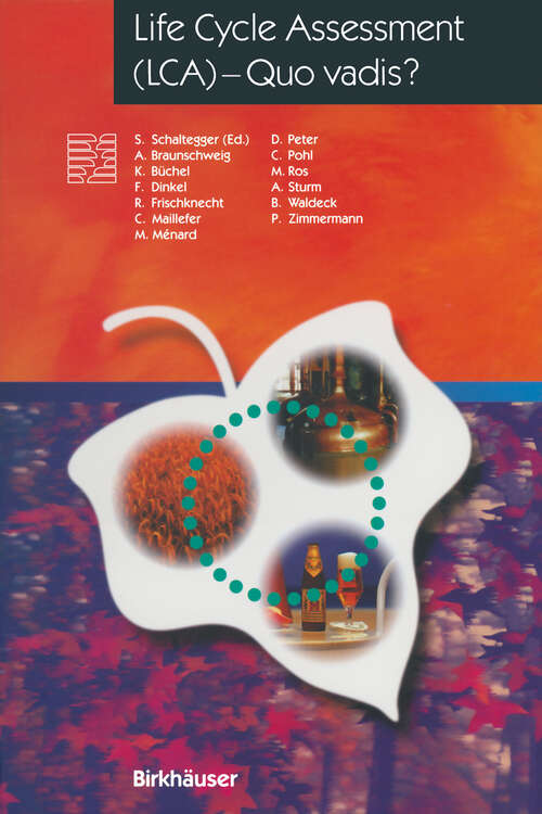 Book cover of Life Cycle Assessment (1996) (Themenhefte Schwerpunktprogramm Umwelt)