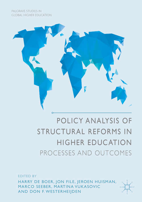 Book cover of Policy Analysis of Structural Reforms in Higher Education: Processes and Outcomes
