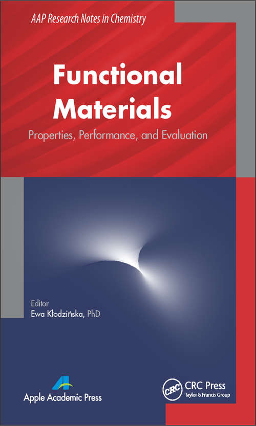 Book cover of Functional Materials: Properties, Performance and Evaluation