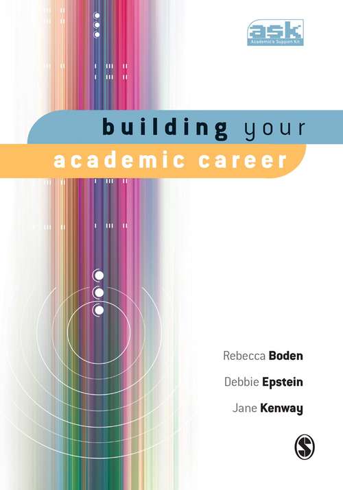 Book cover of Building Your Academic Career