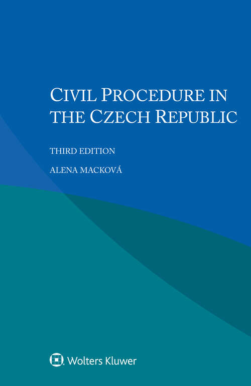 Book cover of Civil Procedure in Czech Republic (3)