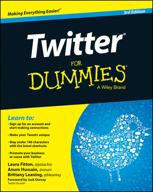 Book cover of Twitter For Dummies (3)