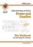 Book cover of GCSE English Literature AQA Poetry Workbook: Power & Conflict Anthology (includes Answers) (PDF)