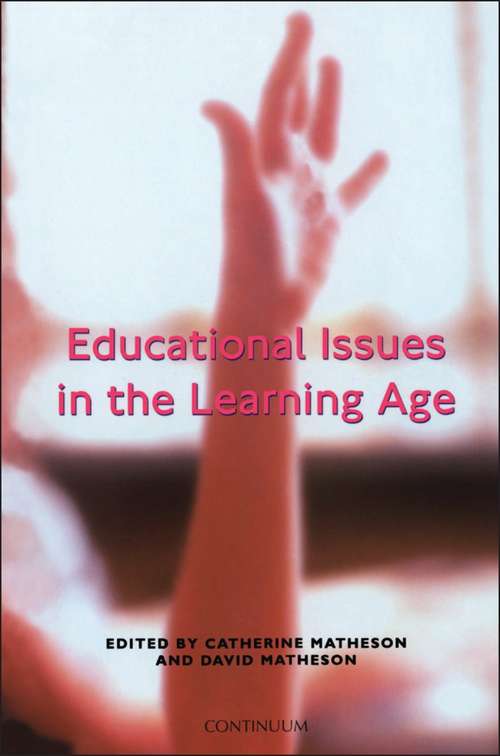 Book cover of Educational Issues in the Learning Age