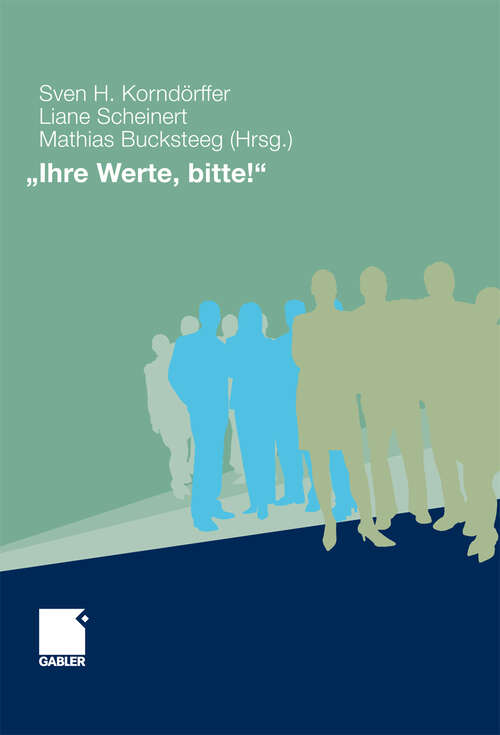 Book cover of "Ihre Werte, bitte!" (2010)