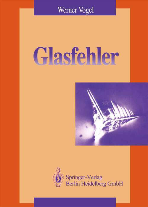 Book cover of Glasfehler (1993)