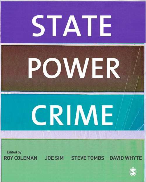 Book cover of State, Power, Crime (PDF)