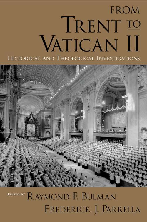 Book cover of From Trent to Vatican II: Historical and Theological Investigations