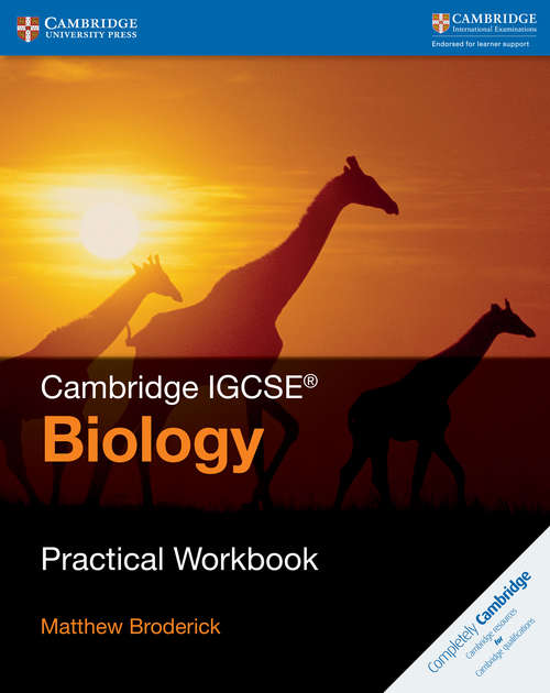 Book cover of Cambridge IGCSE® Biology Practical Workbook (PDF)