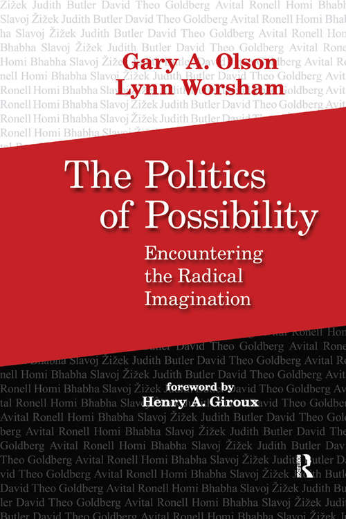 Book cover of Politics of Possibility: Encountering the Radical Imagination