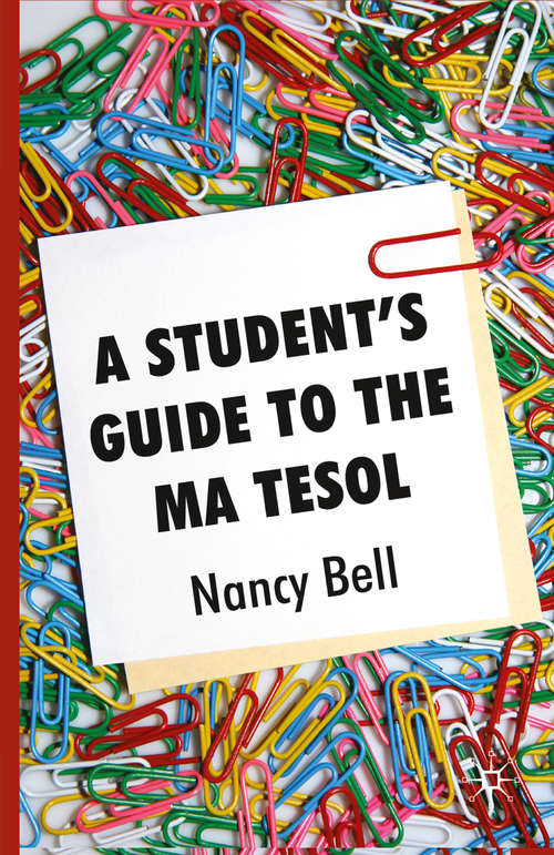 Book cover of A Student's Guide to the MA TESOL (2009)