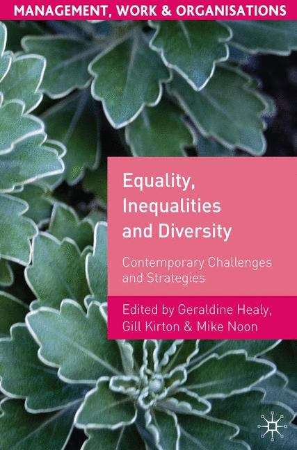 Book cover of Equality, Inequalities and Diversity: Contemporary Challenges and Strategies (1st edition) (PDF)