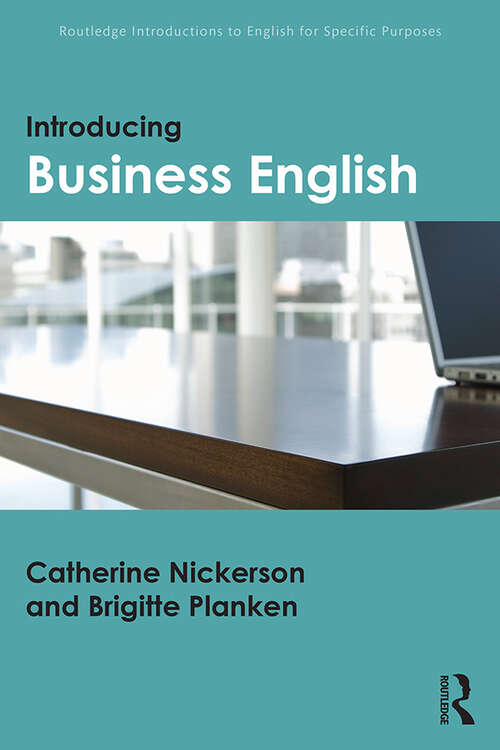 Book cover of Introducing Business English (Routledge Introductions to English for Specific Purposes)