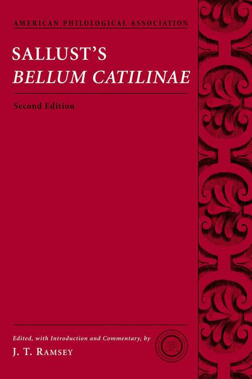 Book cover of Sallust's Bellum Catilinae (2) (Society for Classical Studies Texts & Commentaries)