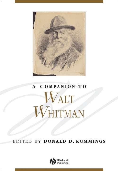 Book cover of A Companion to Walt Whitman (Blackwell Companions to Literature and Culture)