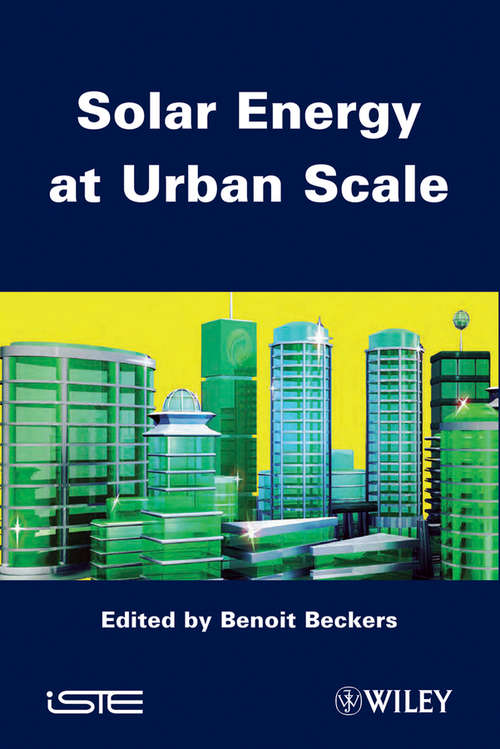 Book cover of Solar Energy at Urban Scale