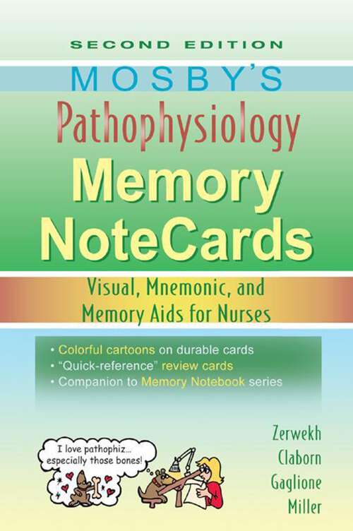 Book cover of Mosby's Pathophysiology Memory NoteCards - E-Book: Mosby's Pathophysiology Memory NoteCards - E-Book (2)