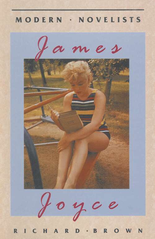 Book cover of James Joyce (1st ed. 1992)