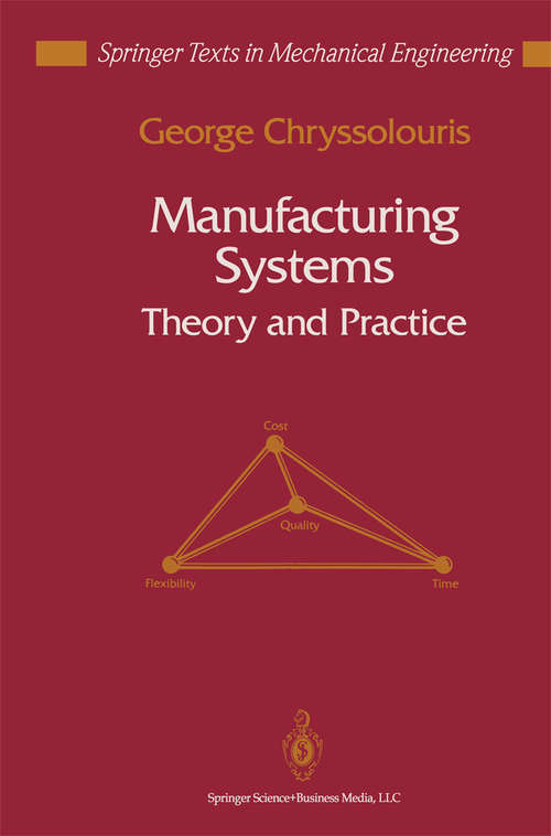 Book cover of Manufacturing Systems: Theory and Practice (1992) (Mechanical Engineering Series)