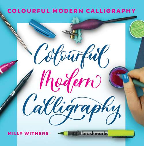 Book cover of Colourful Modern Calligraphy