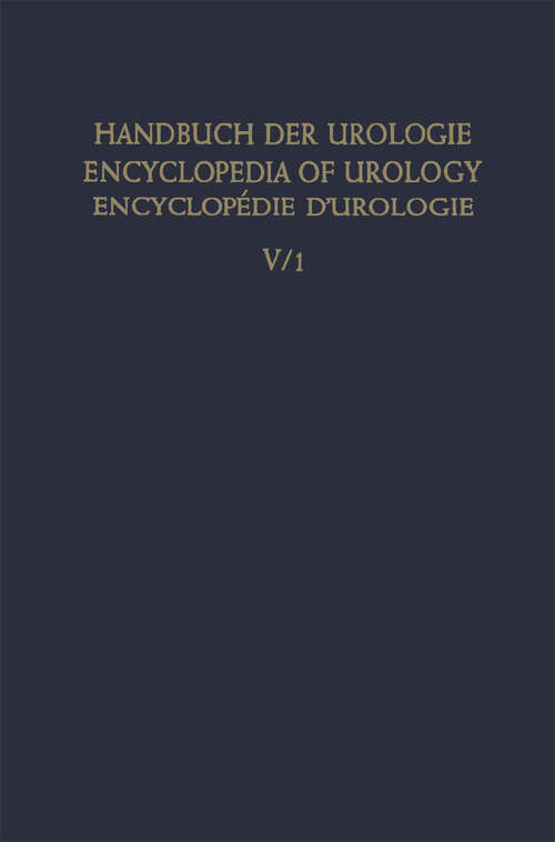 Book cover of Diagnostic Radiology (1962) (Handbuch der Urologie   Encyclopedia of Urology   Encyclopedie d'Urologie)