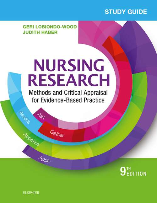 Book cover of Study Guide for Nursing Research - E-Book: Methods and Critical Appraisal for Evidence-Based Practice (9)