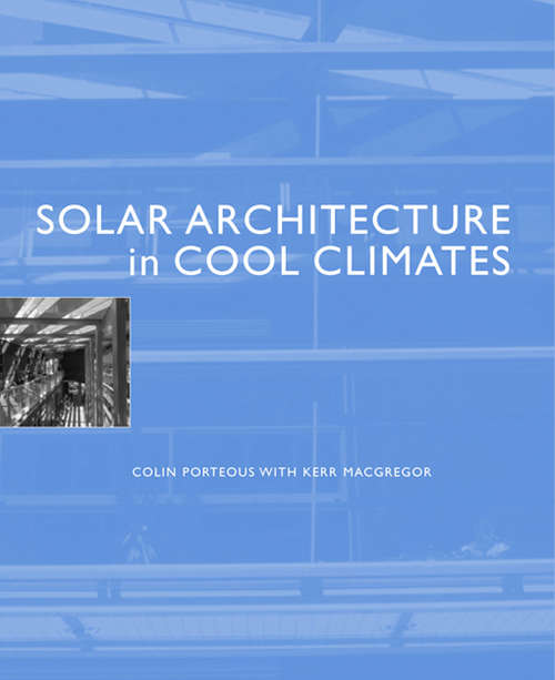 Book cover of Solar Architecture in Cool Climates