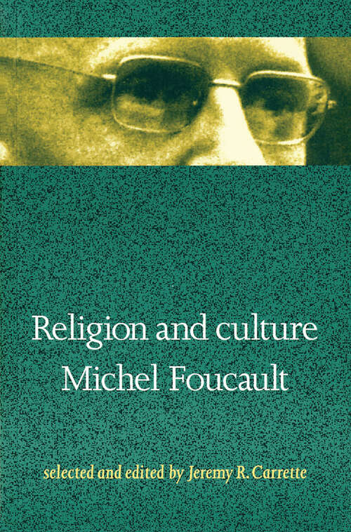 Book cover of Religion and Culture