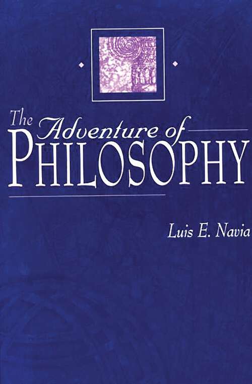 Book cover of The Adventure of Philosophy