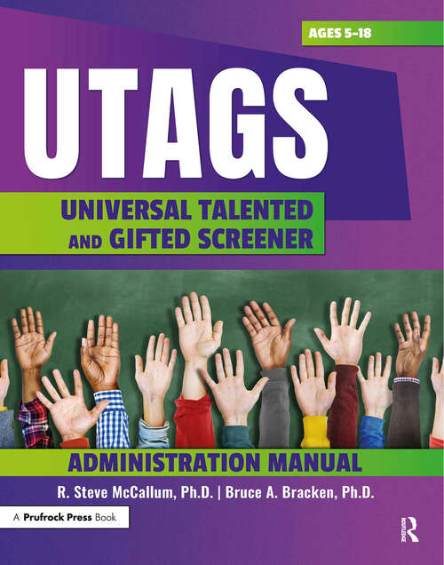 Book cover of UTAGS Administration Manual