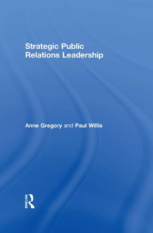 Book cover of Strategic Public Relations Leadership