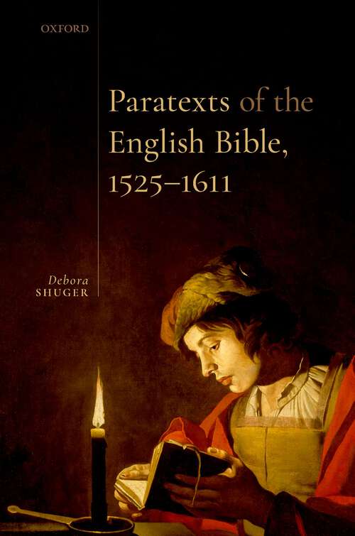 Book cover of Paratexts of the English Bible, 1525-1611 (1)