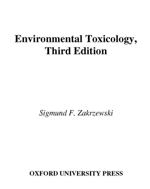 Book cover of Environmental Toxicology (3)