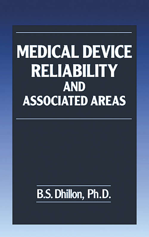 Book cover of Medical Device Reliability and Associated Areas