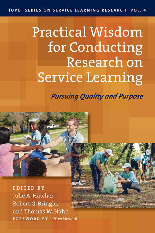 Book cover of Practical Wisdom for Conducting Research on Service Learning: Pursuing Quality and Purpose