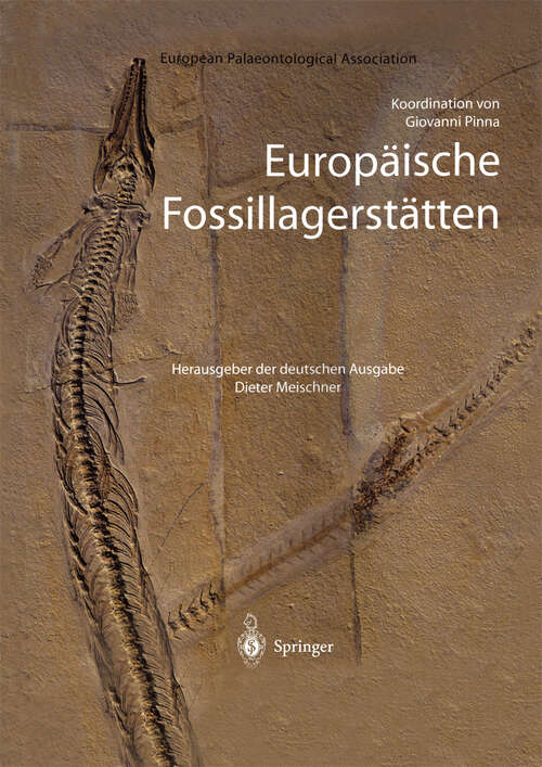 Book cover of Europäische Fossillagerstätten (2000)