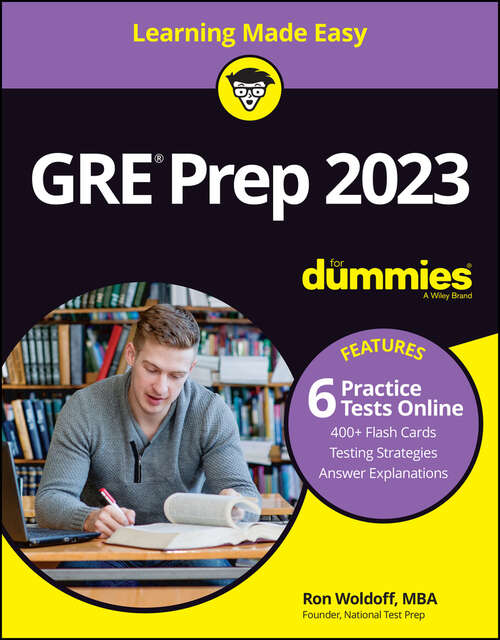 Book cover of GRE Prep 2023 For Dummies with Online Practice (11)