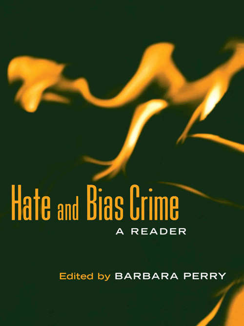 Book cover of Hate and Bias Crime: A Reader