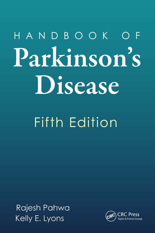 Book cover of Handbook of Parkinson's Disease (5)