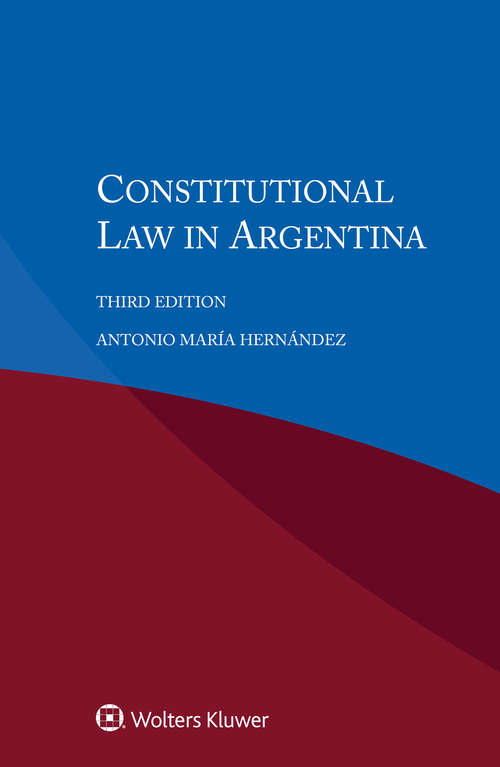 Book cover of Constitutional Law in Argentina (3)