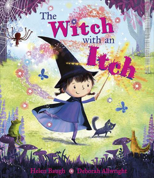 Book cover of The Witch with an Itch: Dragon V Dinosaur