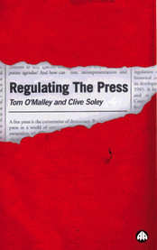 Book cover of Regulating the Press