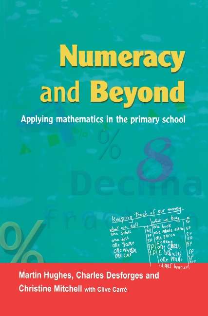 Book cover of Numeracy and Beyond (UK Higher Education OUP  Humanities & Social Sciences Education OUP)