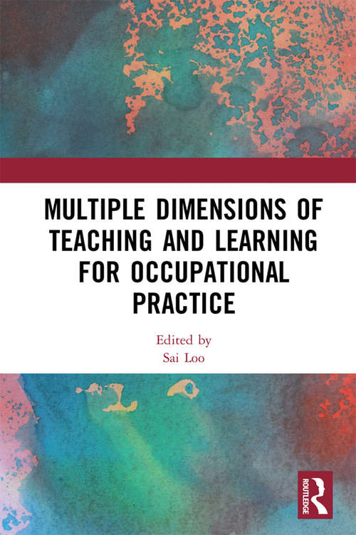 Book cover of Multiple Dimensions of Teaching and Learning for Occupational Practice