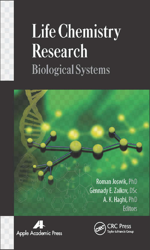 Book cover of Life Chemistry Research: Biological Systems