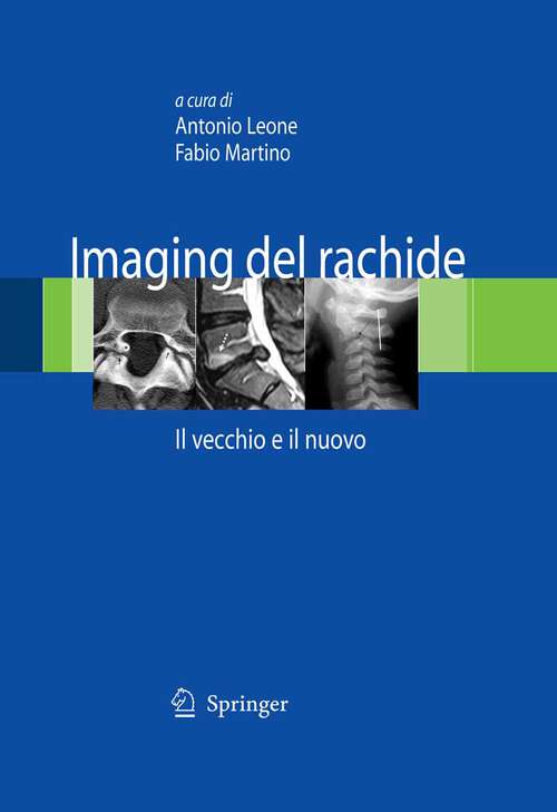 Book cover of Imaging del rachide: Il vecchio e il nuovo (2008)