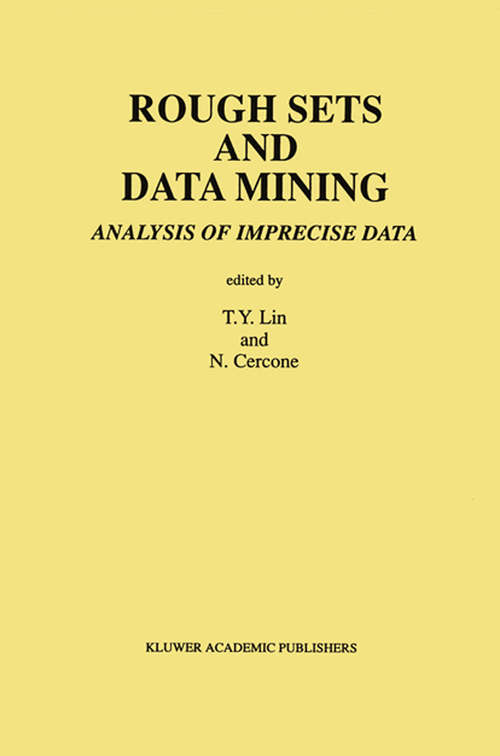 Book cover of Rough Sets and Data Mining: Analysis of Imprecise Data (1997)